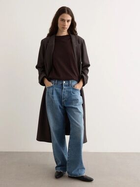 AGOLDE Franka Pleat Baggy Jeans – NWT